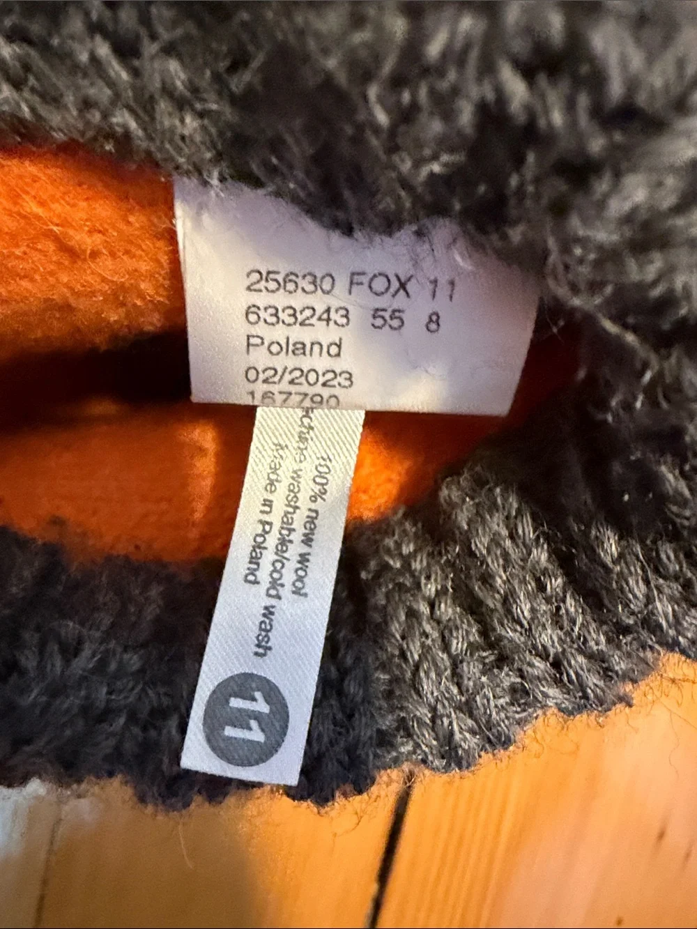 🦊Garnett Hill Kids 11 Boiled Wool Slippers Booties Fox Little Kids. EUC.